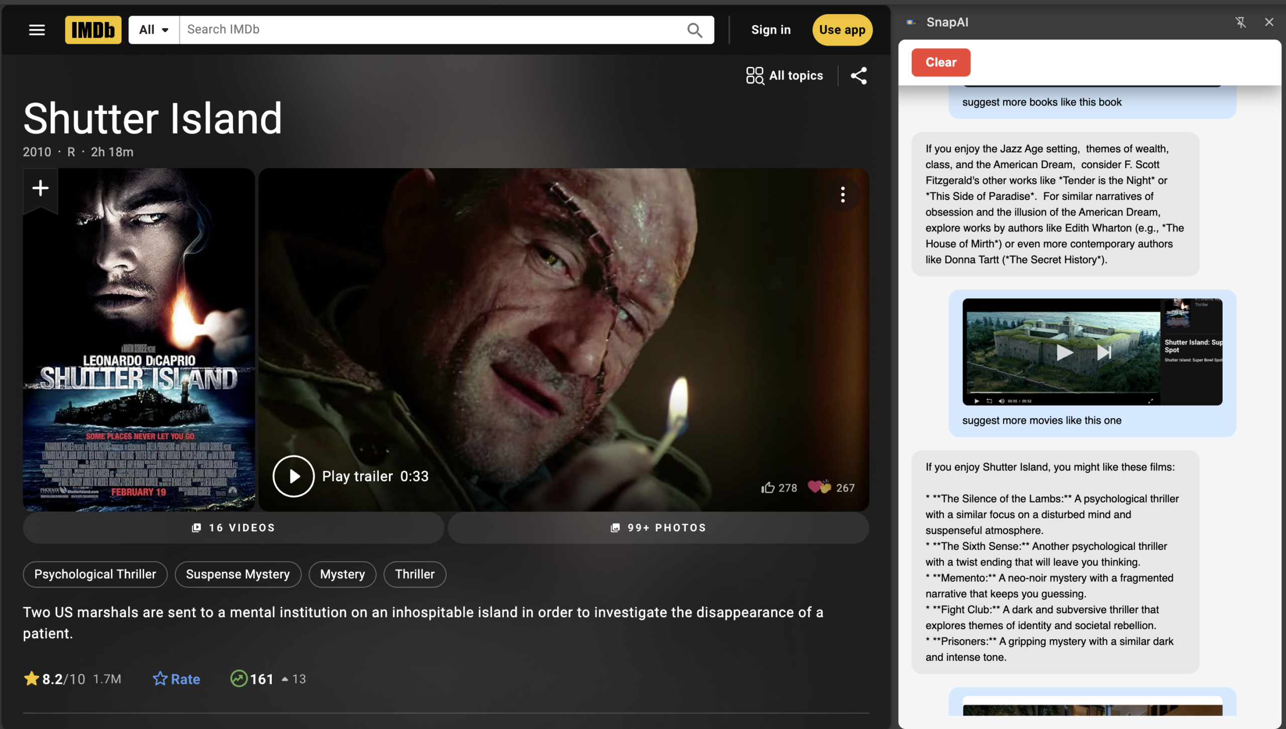 SnapAI Chrome Extension